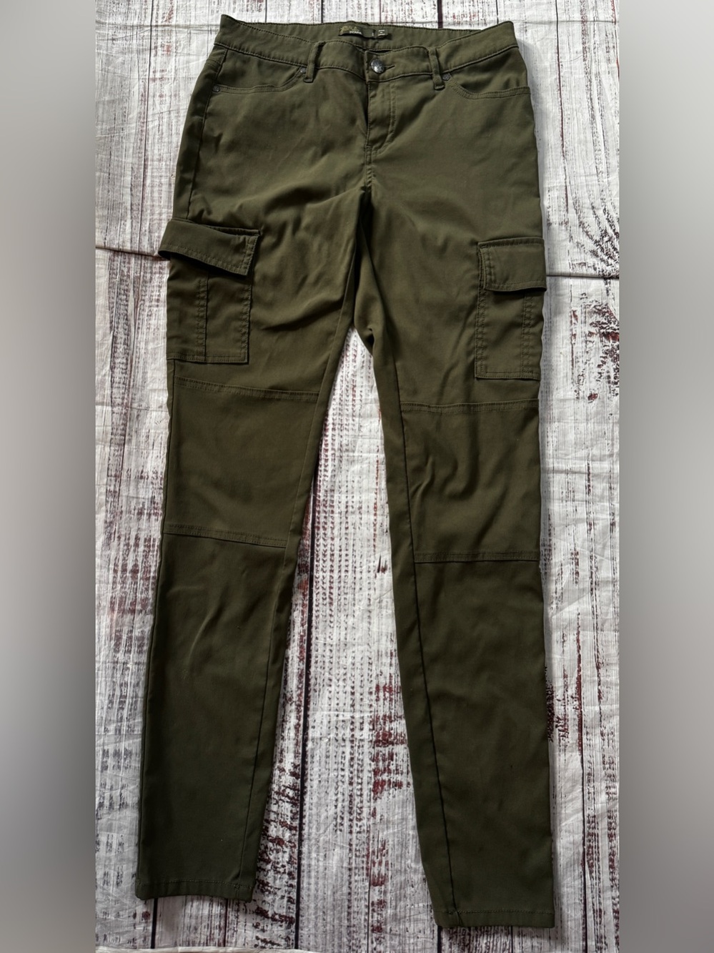 Prana Meme Cargo Pants Olive Green Size 4
